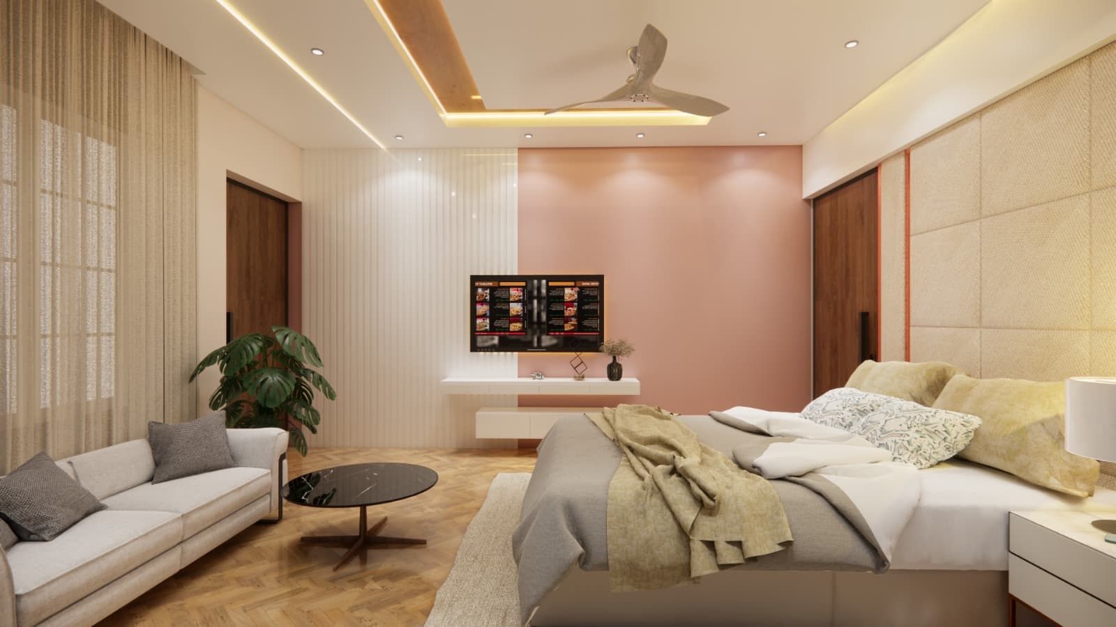 Vastu-Planned Master Bedroom