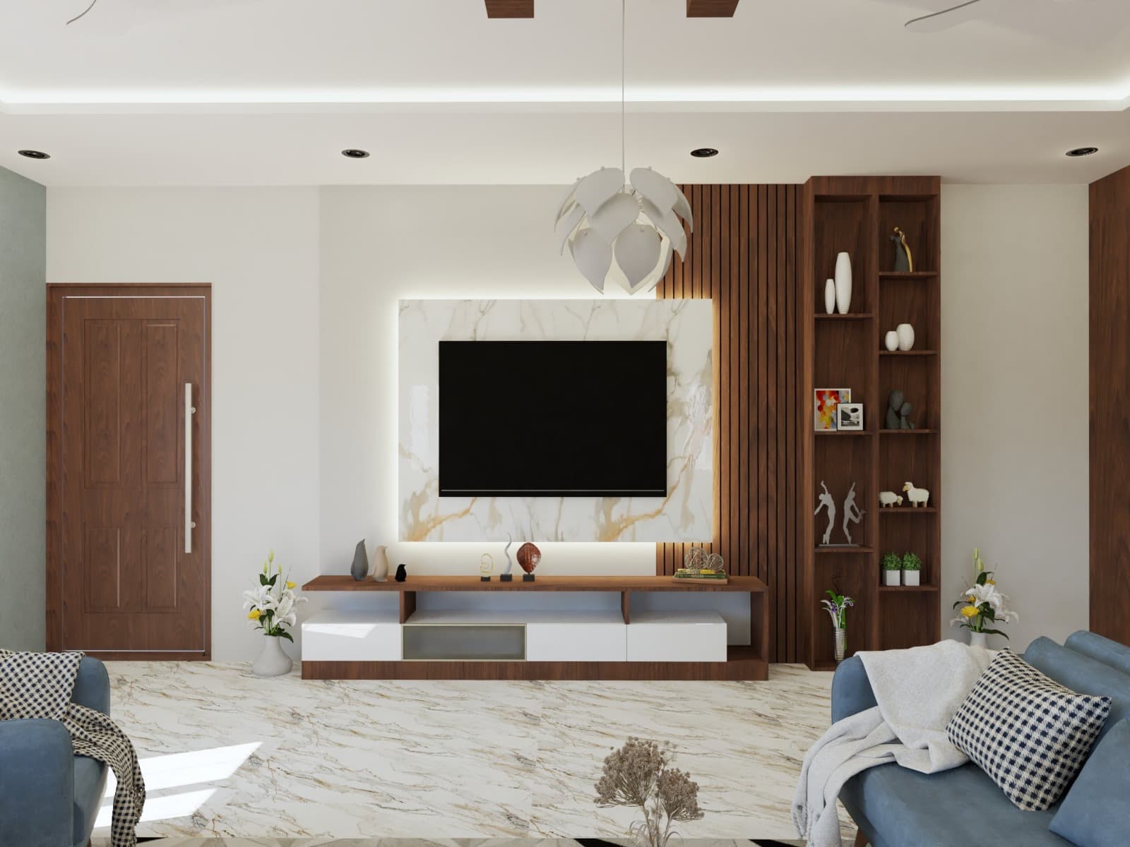 Chic Minimalist Bedroom Interior