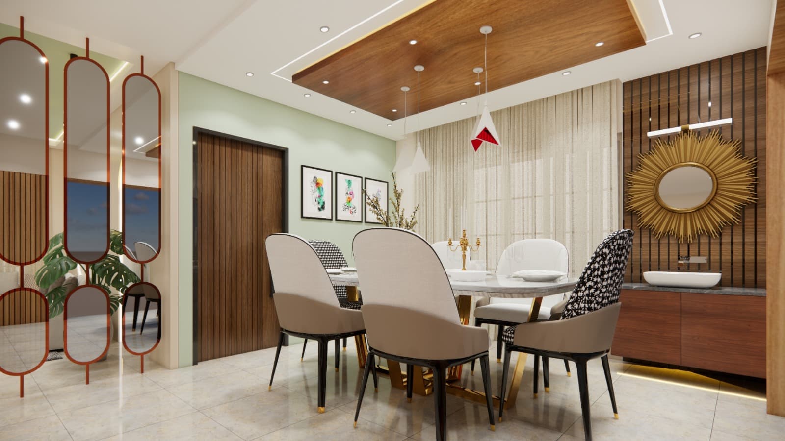 Modern Modular Dining & Kitchen